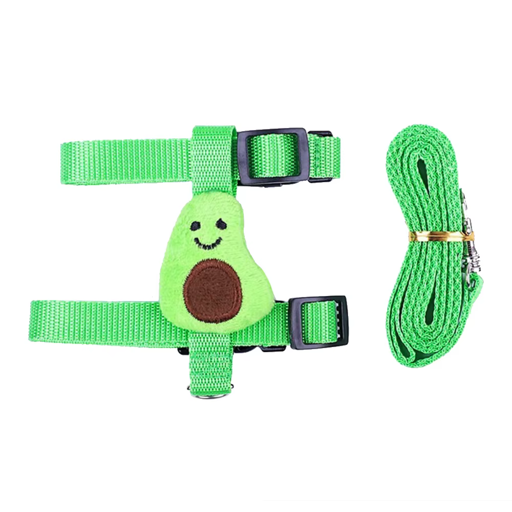 Ensemble harnais et laisse pour chat lapin, laisse réglable pour animaux de compagnie, pour petits a