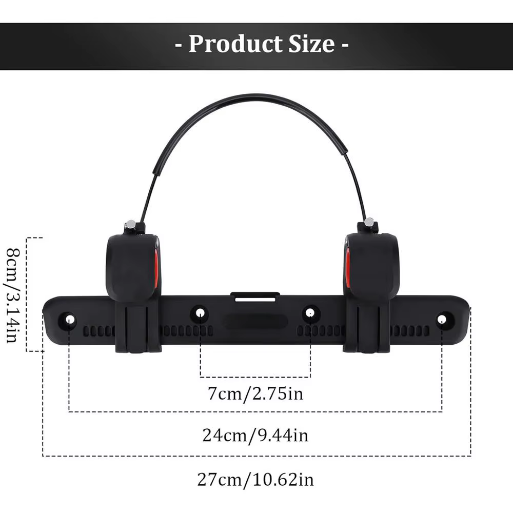 Boucle de fixation pour sacoche latérale de vélo, boucle de fixation pour sacoche de selle de motocr