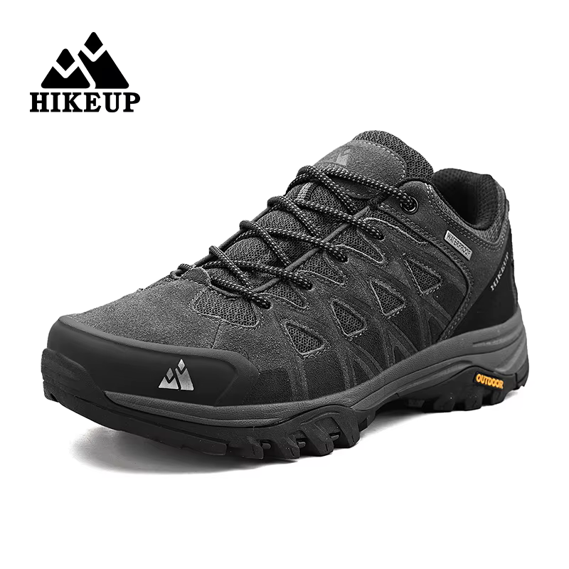 HIKEUP-Chaussures de randonnée en plein air pour hommes, bottes de trekking décontractées, baskets d