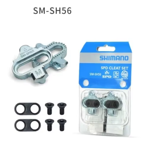 Crampons VTT Shimano SM-SH56 SH51 - Système de pédales multi-libération SPD avec flotteur et ensembl