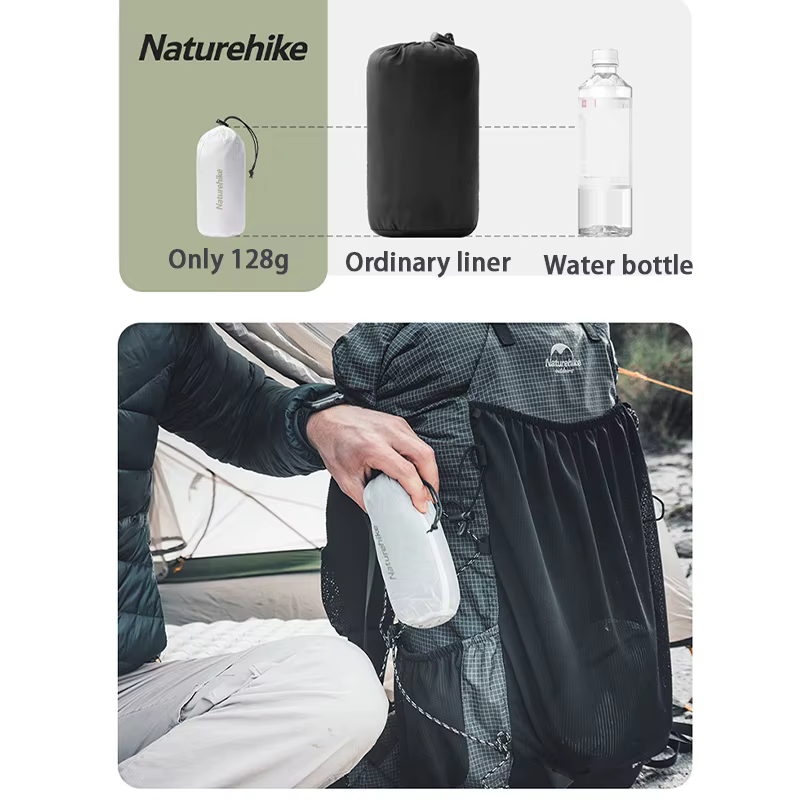 Natureifa-Sac de couchage ultraléger, doublure simple, camping en plein air, randonnée, hôtel, voyag
