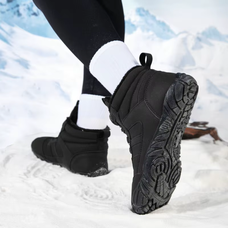 Nouvelles bottes d'hiver Parent-enfant hommes et femmes neige pieds nus en plein air antidérapant fo