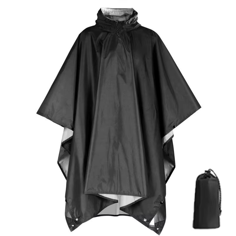 Poncho de pluie robuste pour sac à dos, imperméable, léger, pour adultes, Camping d'urgence, impermé