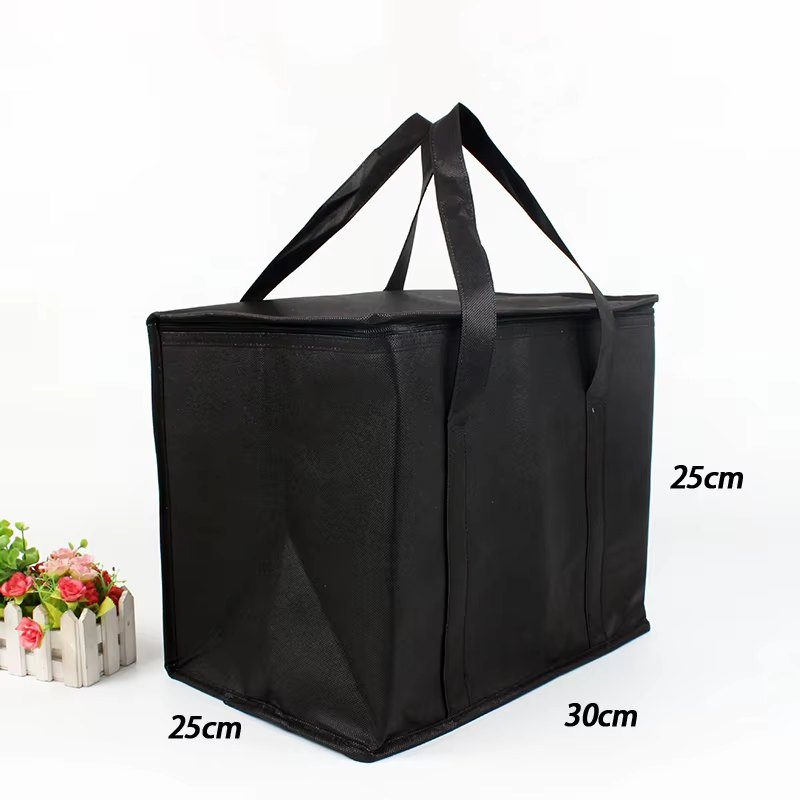 【Grand sac isotherme pour livraison, sac isotherme en aluminium pour aliments, sac pliable et portab