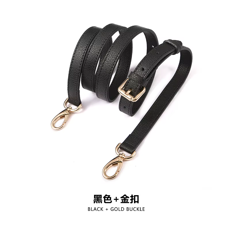Cuir de veau grainé réglable sac sangle épaule ceinture de transport pour femmes sac à main dame Poc