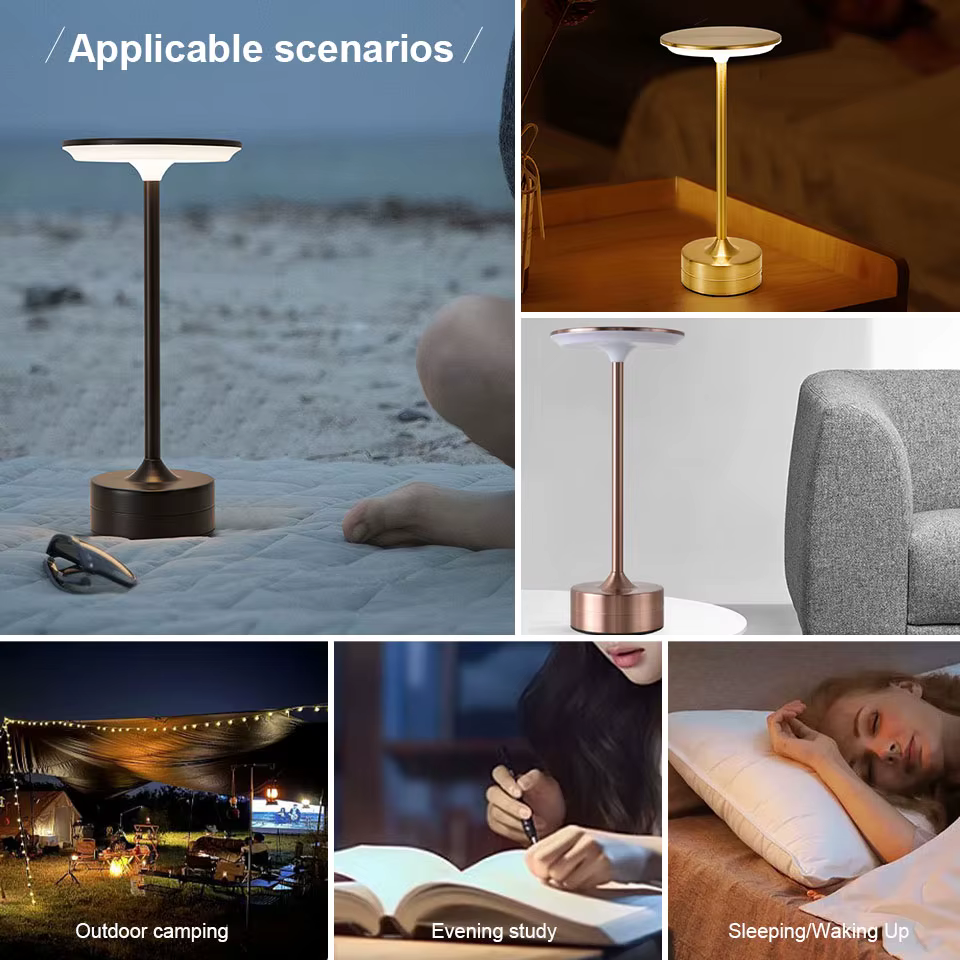 Lampe de Table LED capteur tactile veilleuse USB Rechargeable Portable chambre veilleuse sans fil la