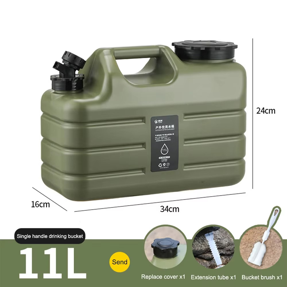 Récipient à eau de camping extérieur, eau précieuse de qualité alimentaire PE, grande capacité, sac 