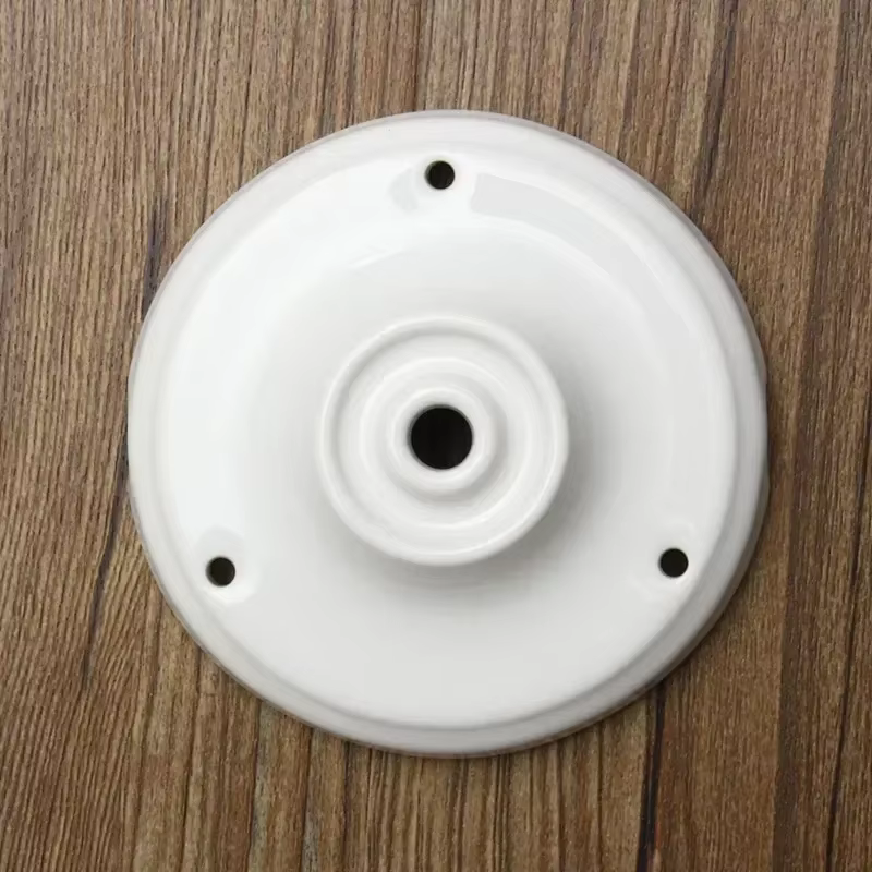 Capuchon de lampe Edison en céramique avec montage de plafonnier décoratif en céramique DIY, suspens