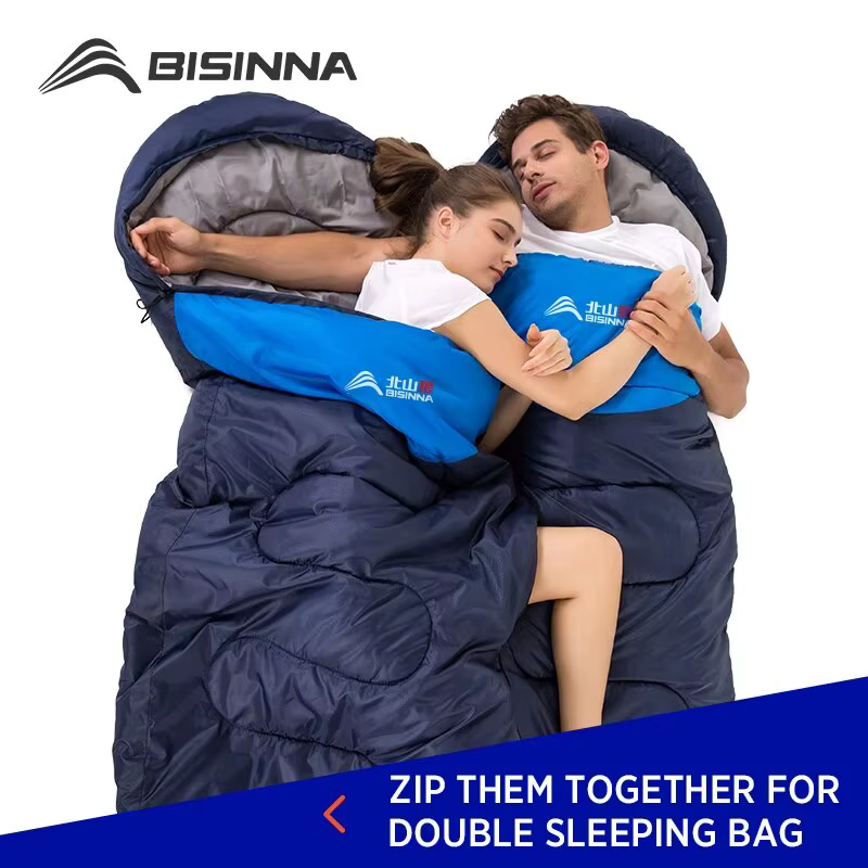 BISINNA Camping sac de couchage ultraléger imperméable hiver enveloppe chaude sac à dos sacs de couc
