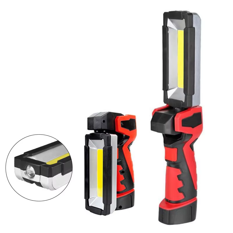 Lampe de travail LED COB Portable, lampe mécanique de Garage de voiture, lampe d'inspection Recharge