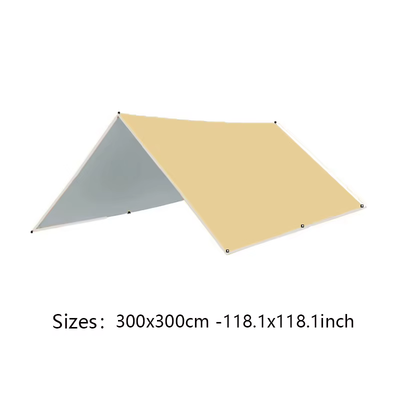 Grande Tente de Camping Extérieure Imperméable avec Protection UV et Pare-Soleil pour Pique-niques, 