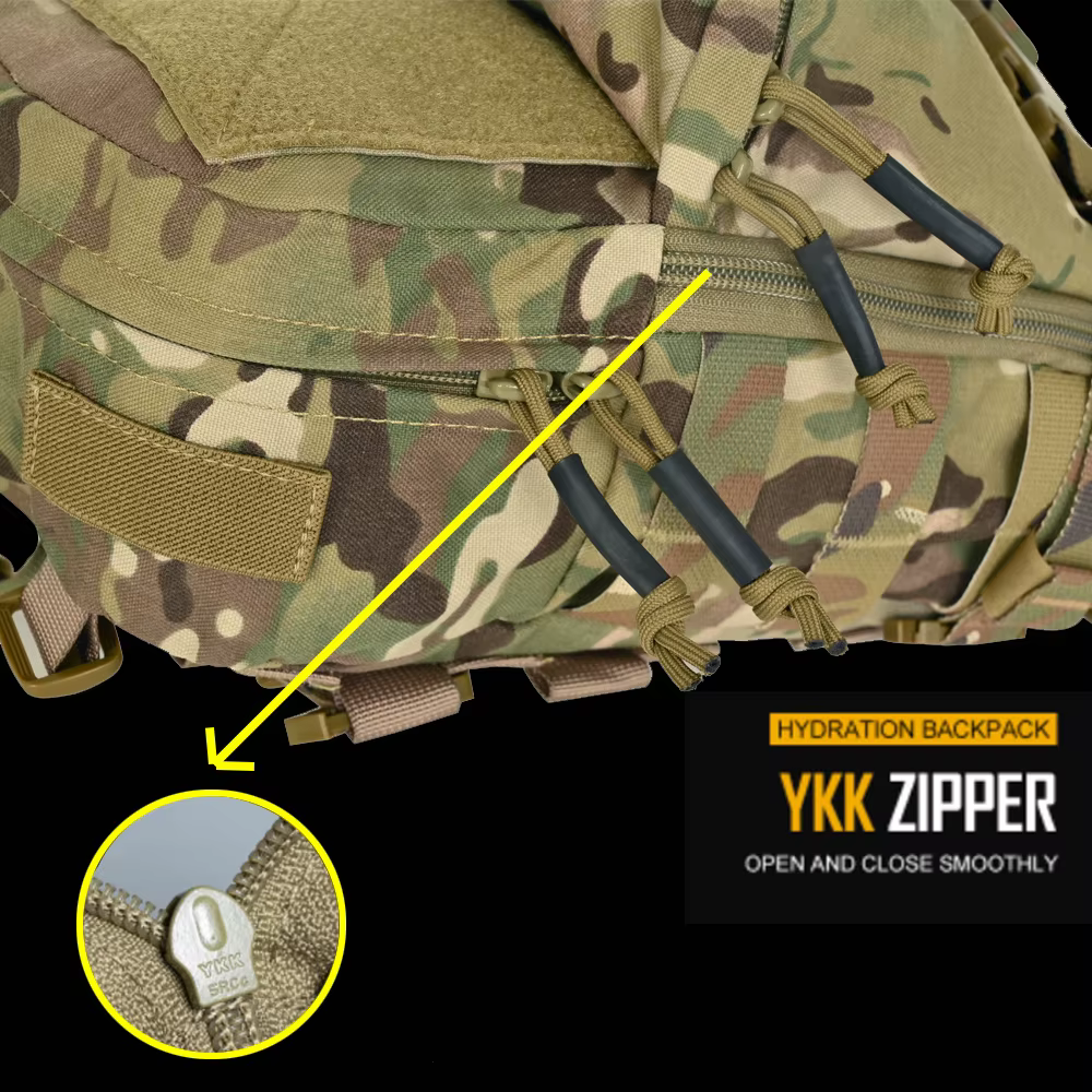 Tactifans Mini sac d'hydratation MOLLE panneau arrière d'eau poche de vessie gilet tactique Airsoft