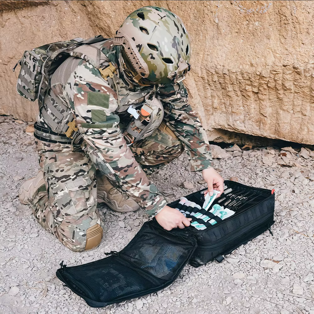 Sac à dos de premiers secours Rhino Rescue 20L 1000D, sac à dos tactique en Nylon, Kit de premiers s