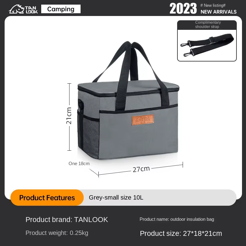 TANLU sac isolé sac de glace en plein air Portable Camping grande capacité étanche refroidisseur dom