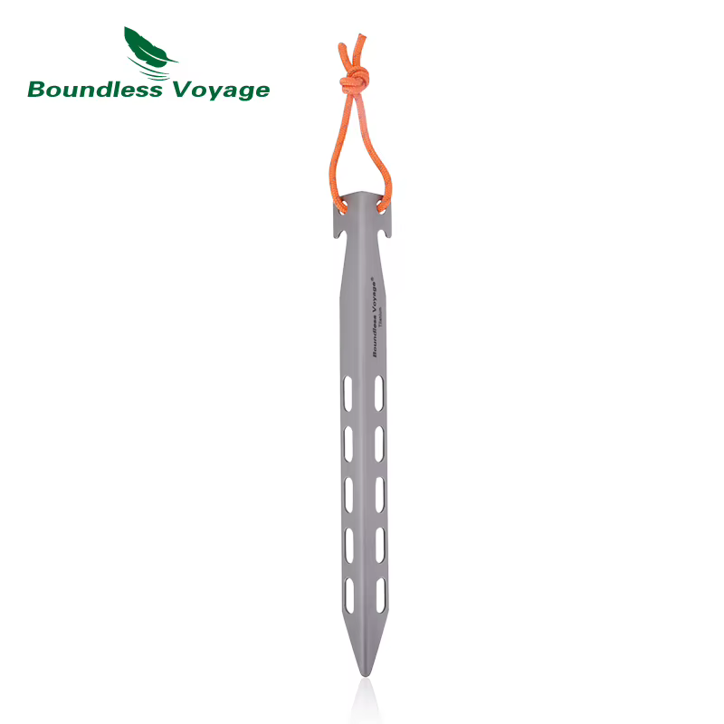 Piquets de tente en titane ultralégers, 20cm, 8 pièces/ensemble, pour auvent de Camping en plein air