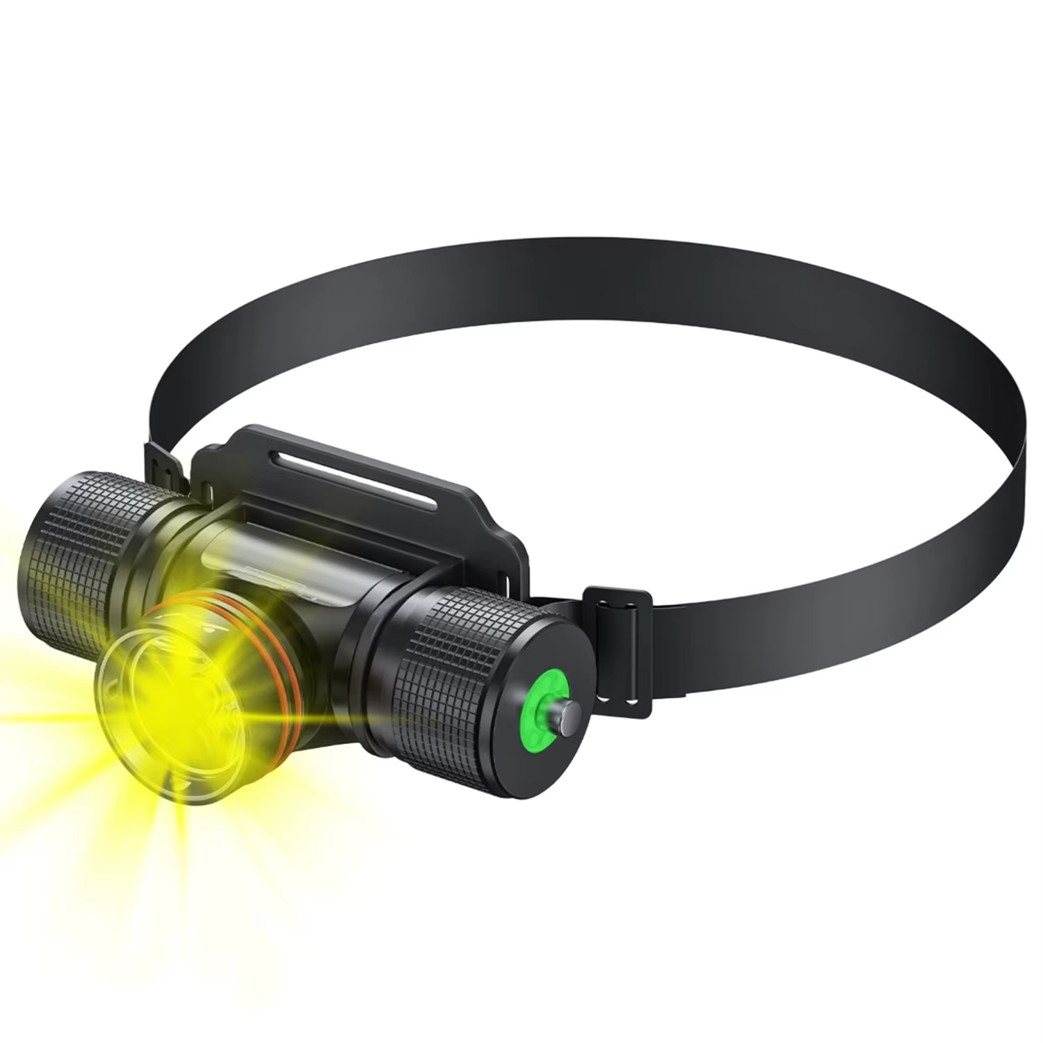 Lampe frontale de plongée 8000 Lumen lampe de poche sous-marine lumière blanche/jaune IPX8 étanche l