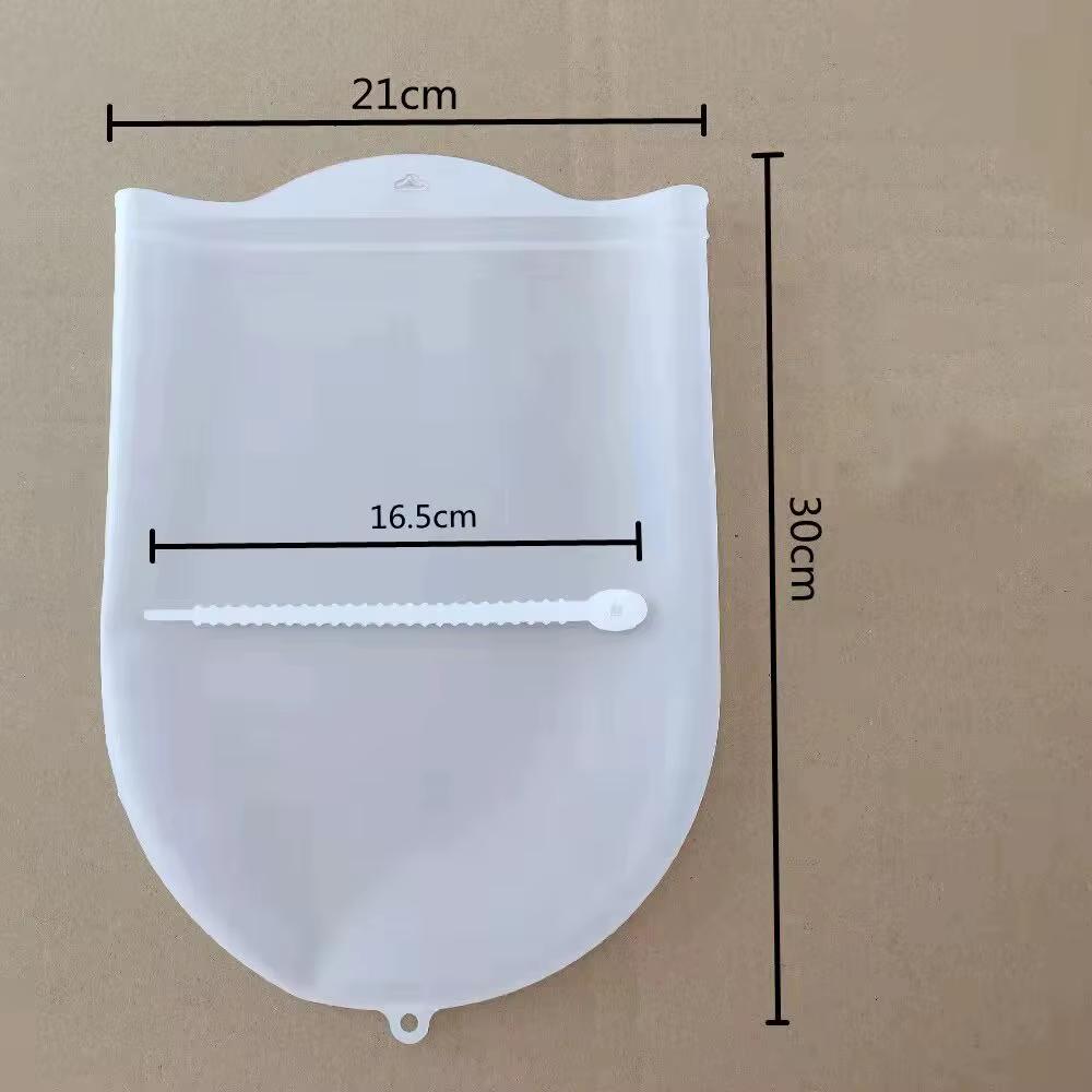 Sac de pétrissage de pâte en Silicone de qualité alimentaire, sac de pâte à pétrir en Silicone, sac 
