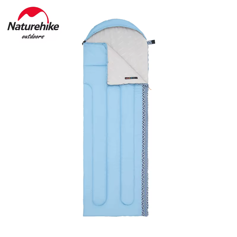Natureifa-Sac de Couchage Portable pour l'Extérieur, Enveloppe d'Épissure, Confortable, Respirant, V