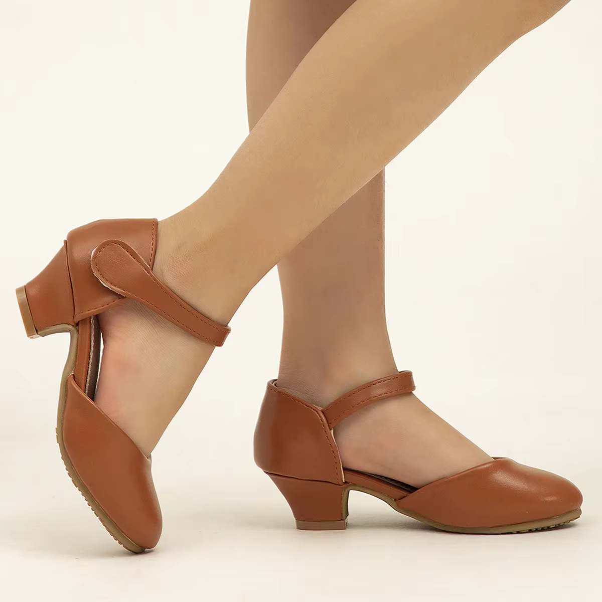 Chaussures à talons hauts pour filles, sandales d'été polyvalentes pour enfants, sandales de princes