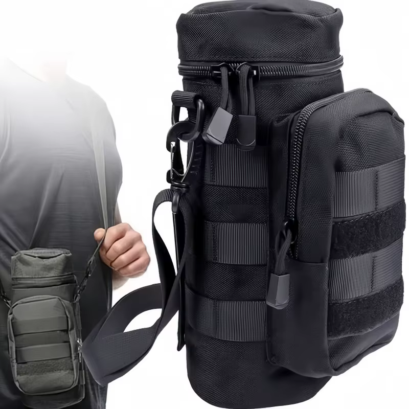 DulWater-Bouteille d'eau en poudre avec sangle, bouilloire pour cyclisme, pêche, chasse, camping, El