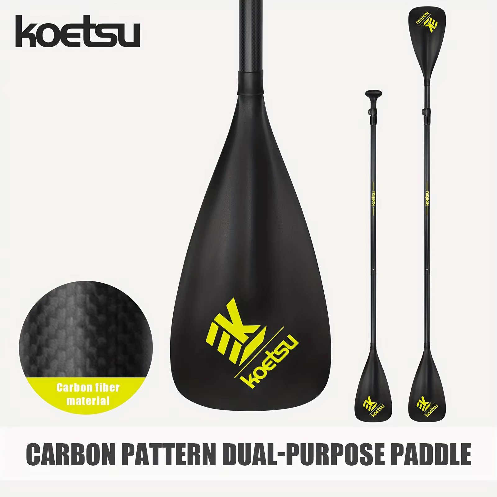 KOETSU – palette semi-carbone multifonctionnelle à double tête, simple tête, double usage, texturée