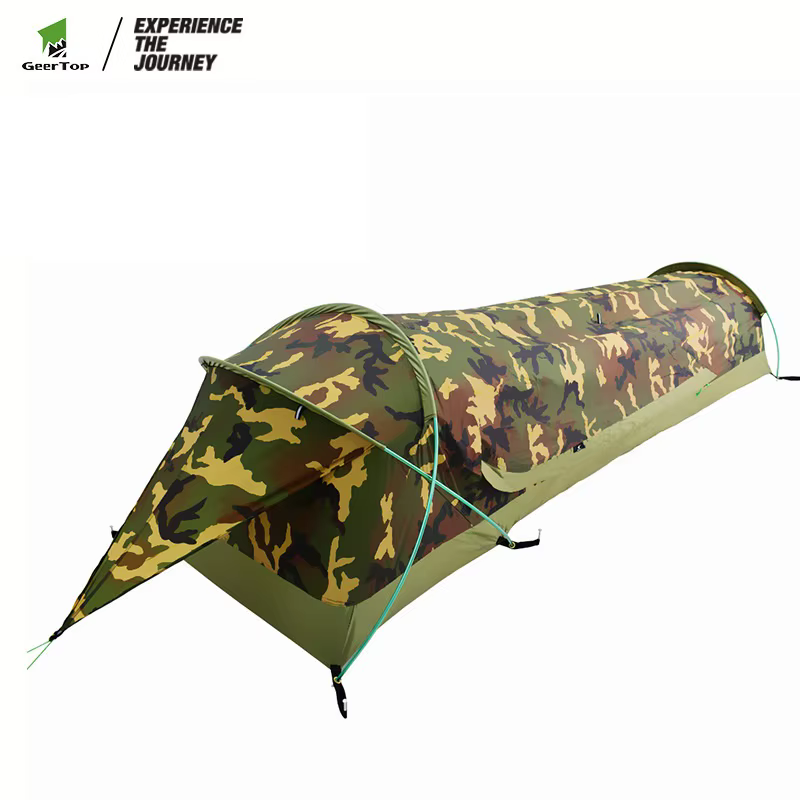 Tente tunnel une hypothèque ultralégère, camping en plein air, survie, simple
