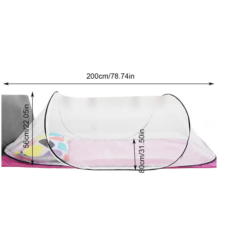 Moustiquaire de lit pliable portable |   Filet anti-insectes pour le camping en plein air, les voyag