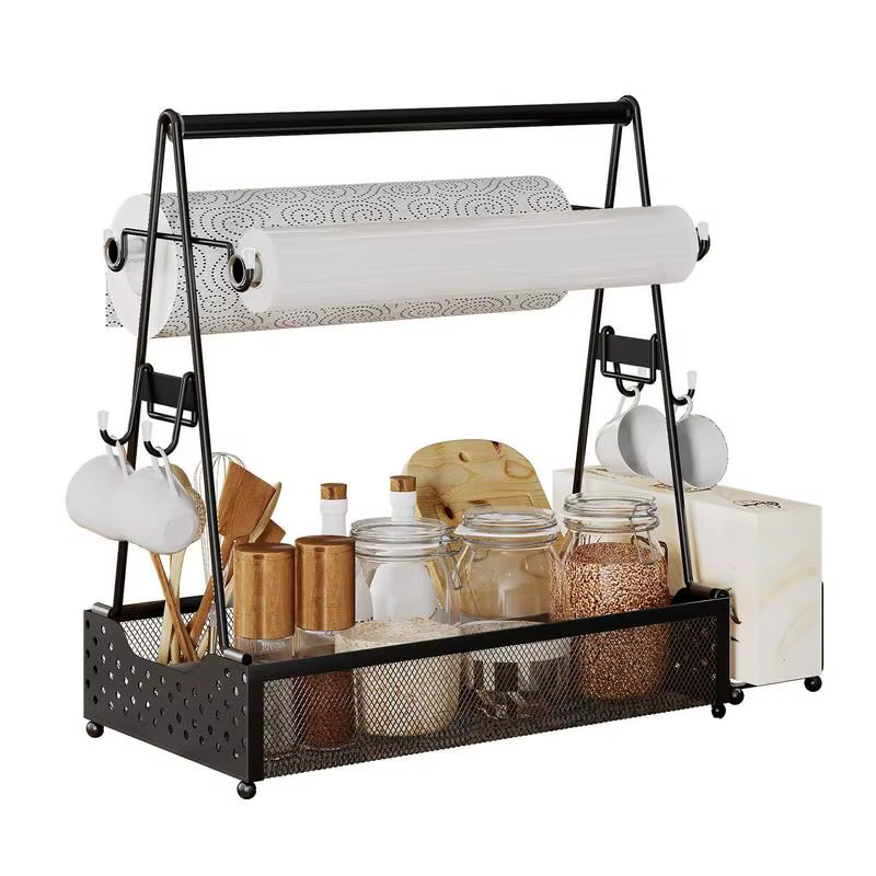 Caddie de rangement pour ustensiles de camping, chariot de gril extérieur, outil de camping