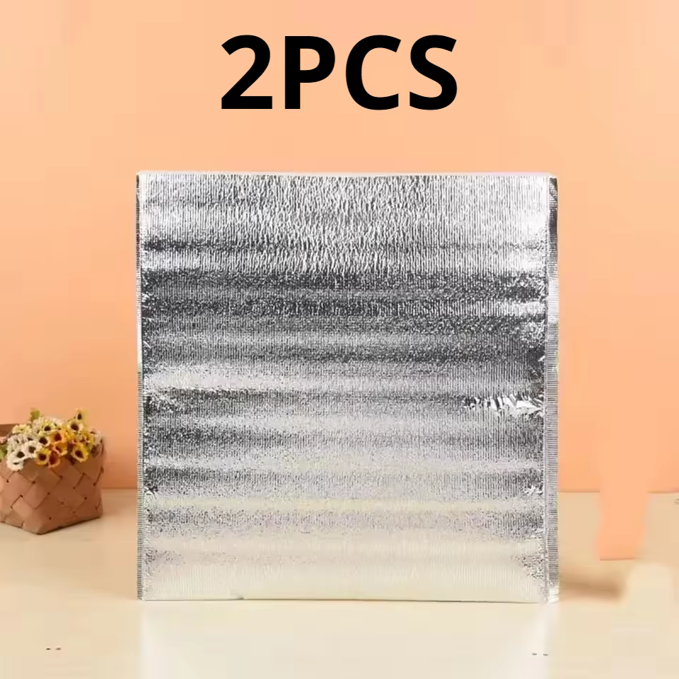 Sac isotherme en aluminium 2/4/6 pièces pour pique-nique, glacière thermique, sac de transport pour 