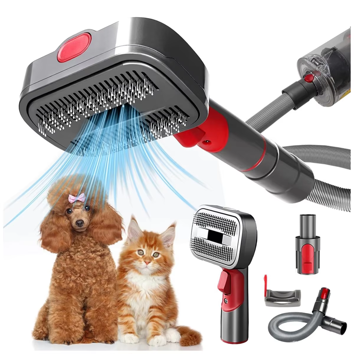 Kit de toilettage pour chien de compagnie, aspirateur Dyson V7, V8, V10, V11, V12, V15, poils de chi