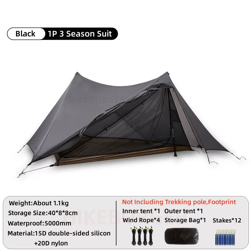 Asta gear-Tente de camping en plein air Yun Chuan, ultralégère, portable, randonnée, trekking, voyag
