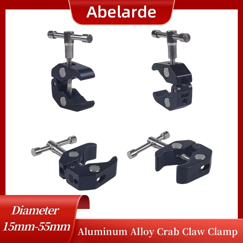Bras articulé griffe de crabe Super pince pince de fixation pour Studio Flash lumière caméra trépied