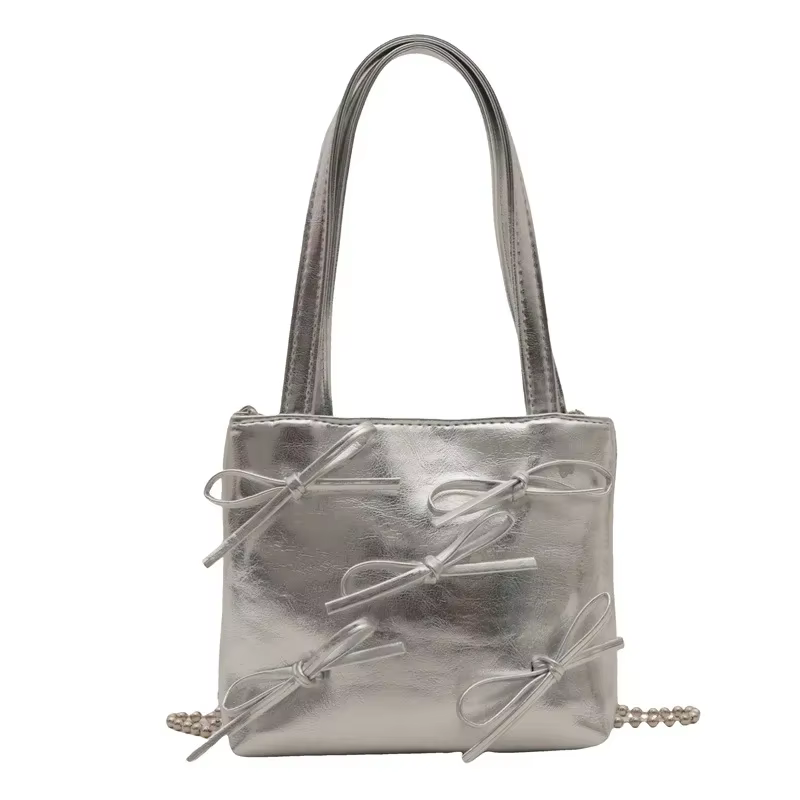 Petit sac à bandoulière monochrome pour femme, pochette à poignée pour femme, sac à main fourre-tout