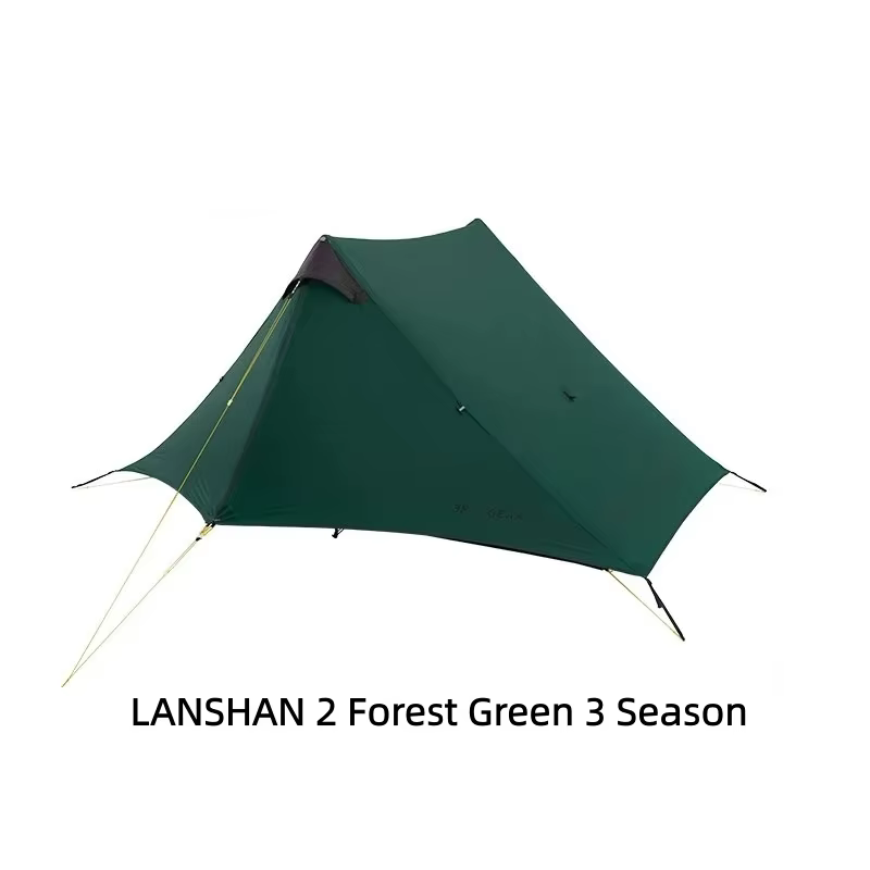 FLAME'S CREED-Tente de camping ultralégère LanShan 2, nouvelle version, 3 saisons, professionnelle 1