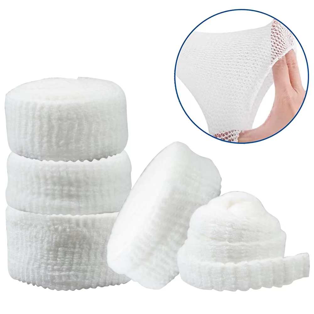 1 rouleau de pansement tubulaire en filet, maille élastique, pansement pour plaies, gaze respirante,