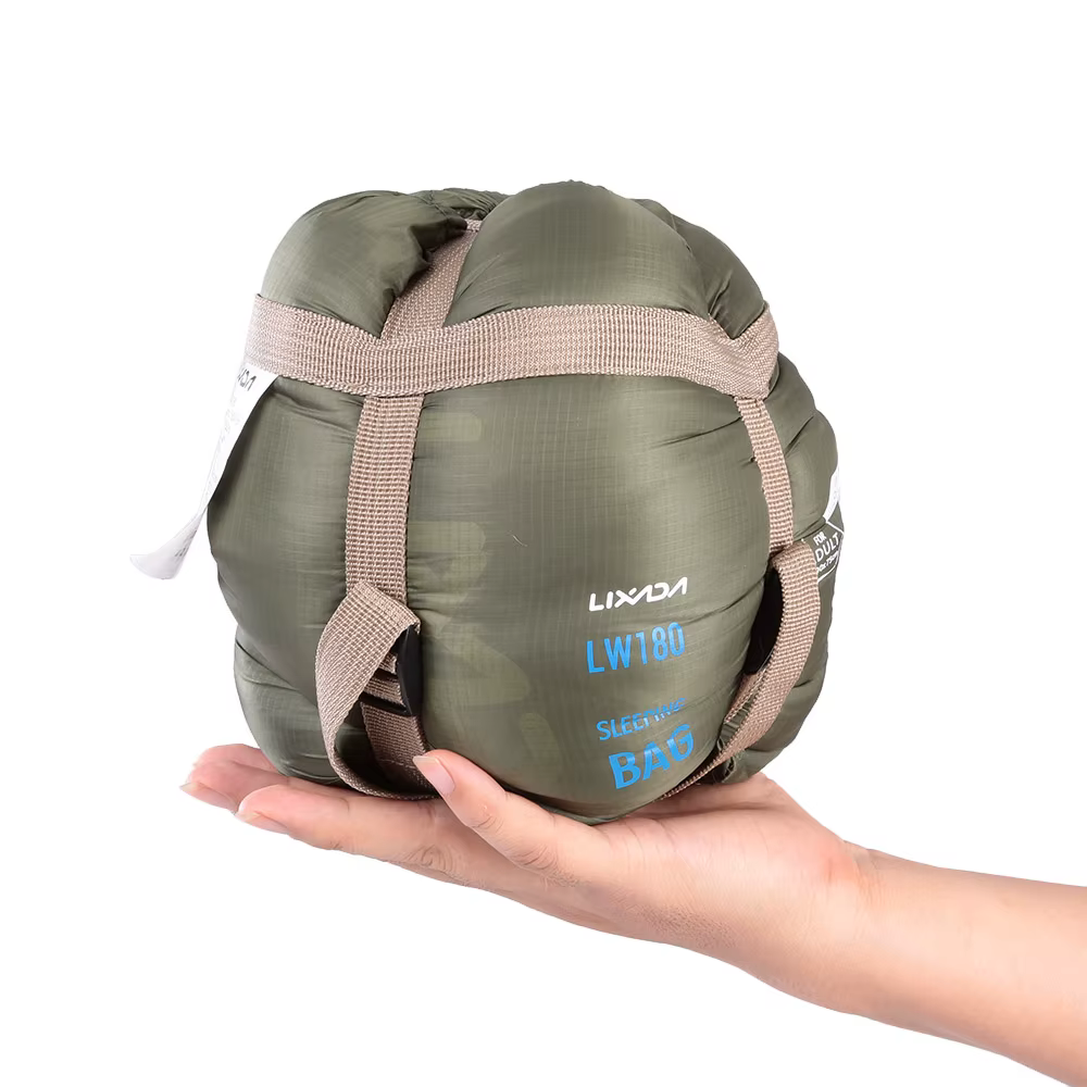 LIXADA 190*75 cm enveloppe sac de couchage adulte Camping en plein air Mini marche plage sacs de cou