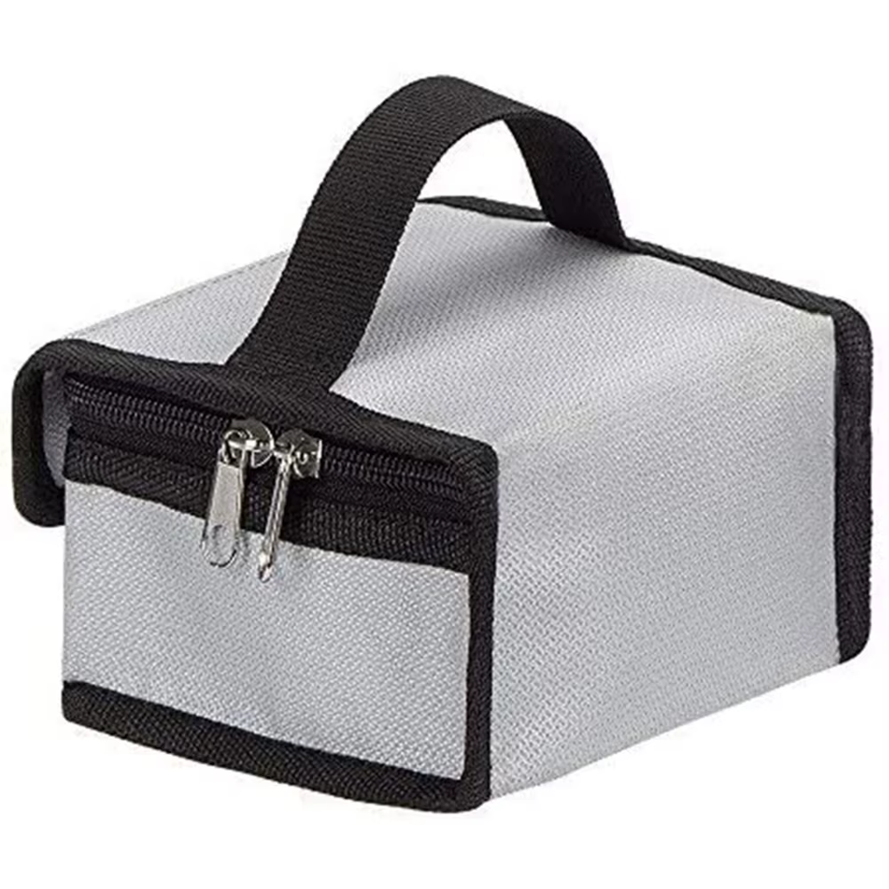 Pochette de protection pour batterie, sac ignifuge avec fermeture éclair, petits sacs de protection 
