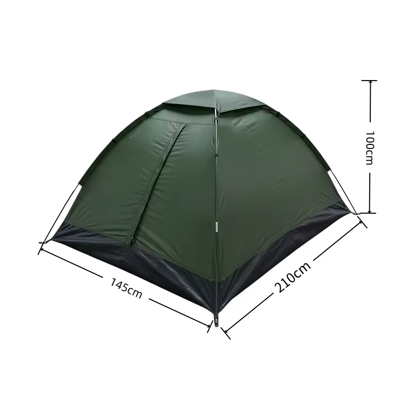 Tente ultralégère pour 2 personnes – porte double couche, pare-soleil. Équipement de camping essenti