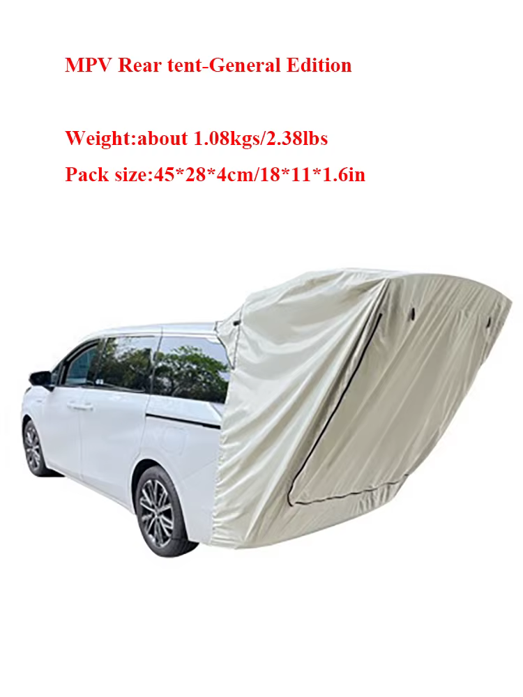 Sans poteaux de Support! Tente arrière MPV spécial camping en plein air queue de voiture multifoncti