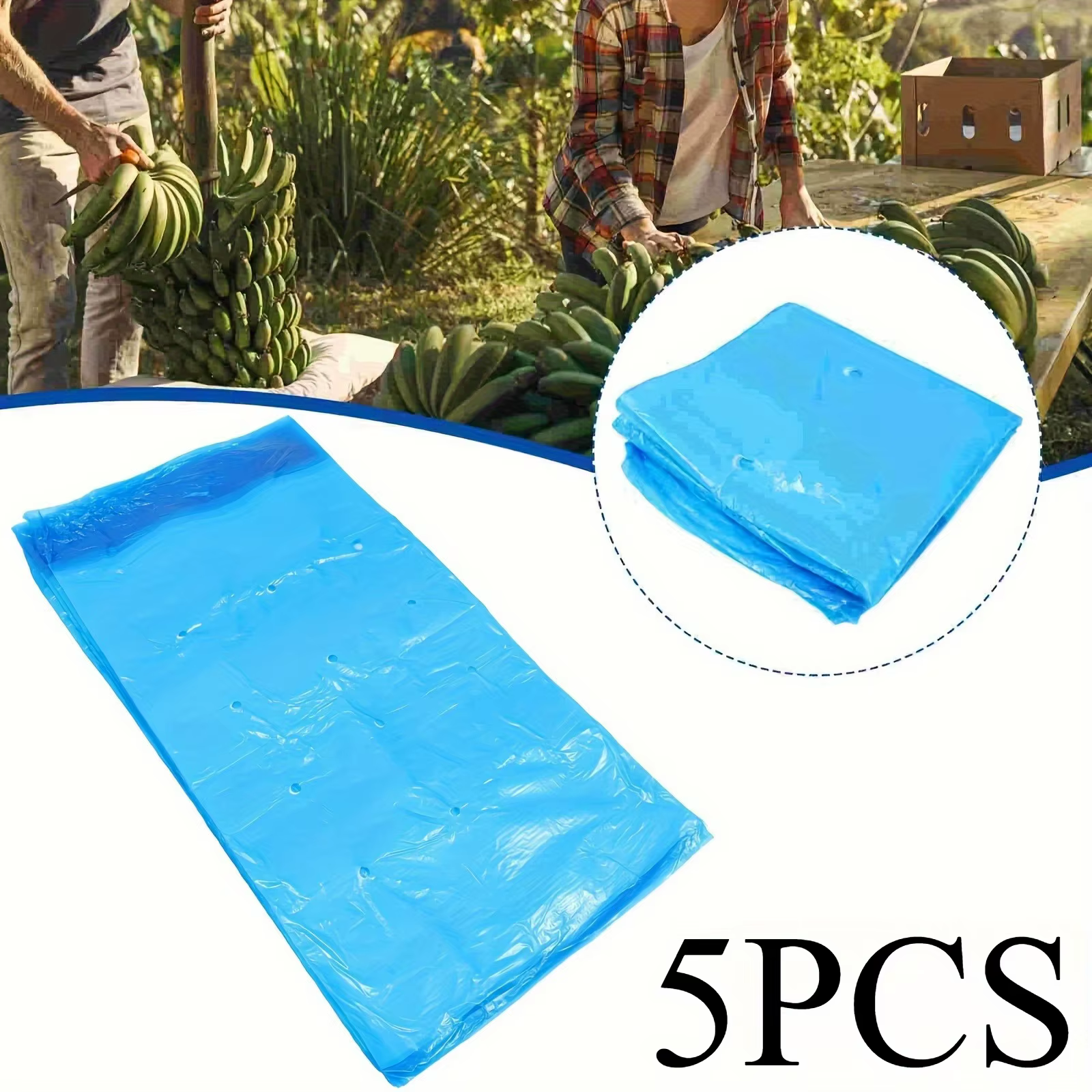 5 pièces banane sac de culture filet barrière banane Ripen sac réutilisable produire protection sac 