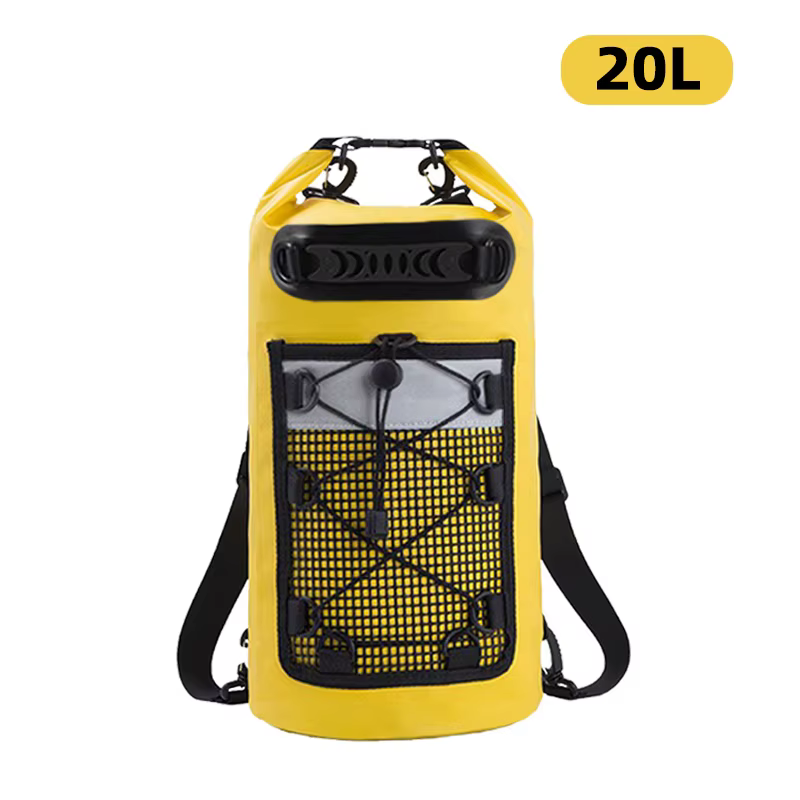Sac sec étanche en PVC 20L/30L pour femmes et hommes, sac à dos de natation, Kayak, Trekking, Raftin