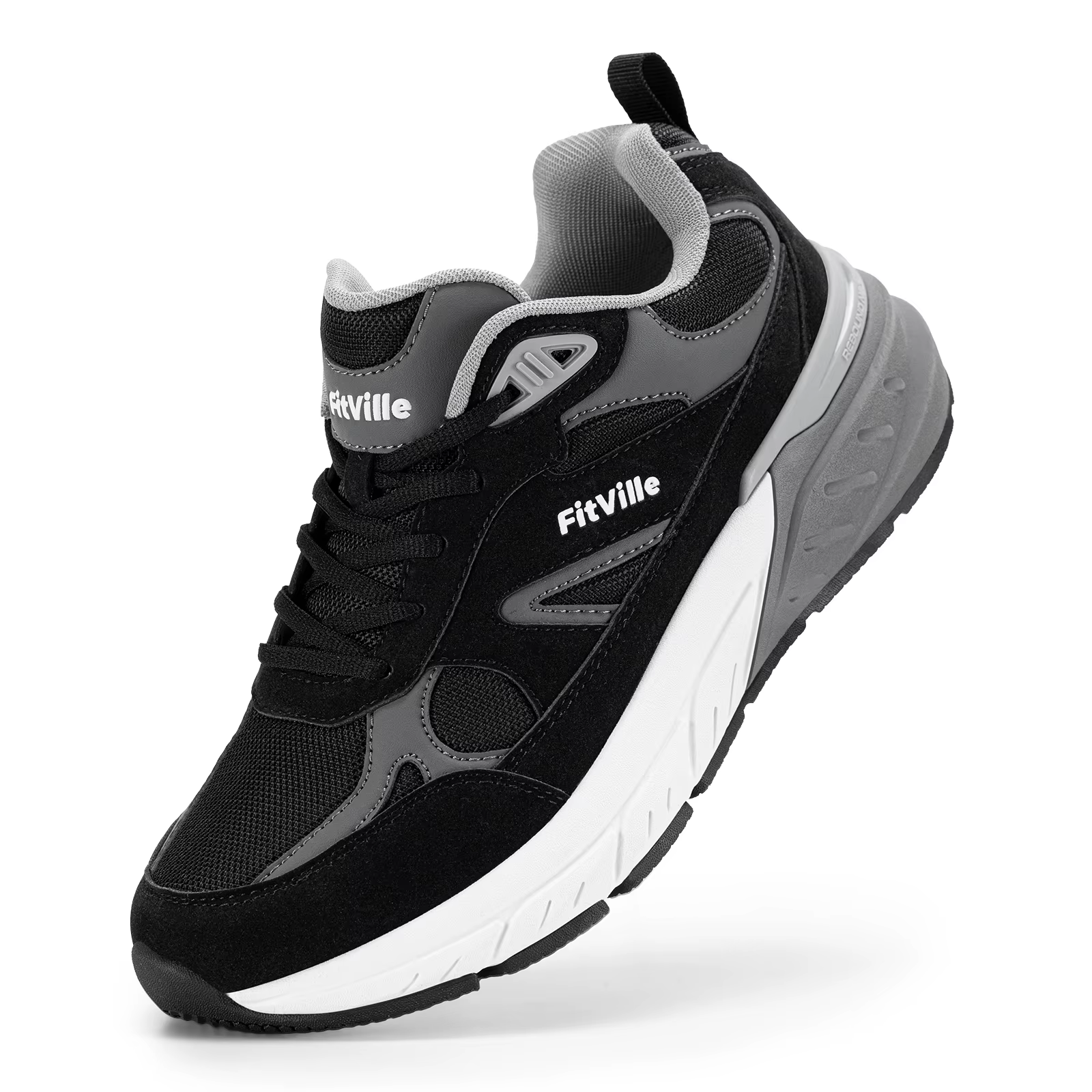 FitVille Chaussures de travail pour hommes Extra larges
