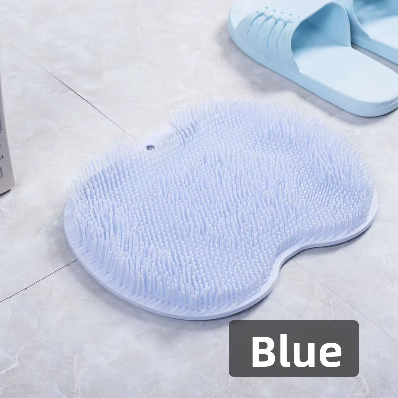 Grande brosse exfoliante pour les pieds et épurateur du dos, ventouse antidérapante, outil de nettoy