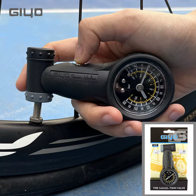 GIYO GG-05 160 PSI jauge de pression d'air des pneus Mini compteur de pneu d'air de vélo Portable po