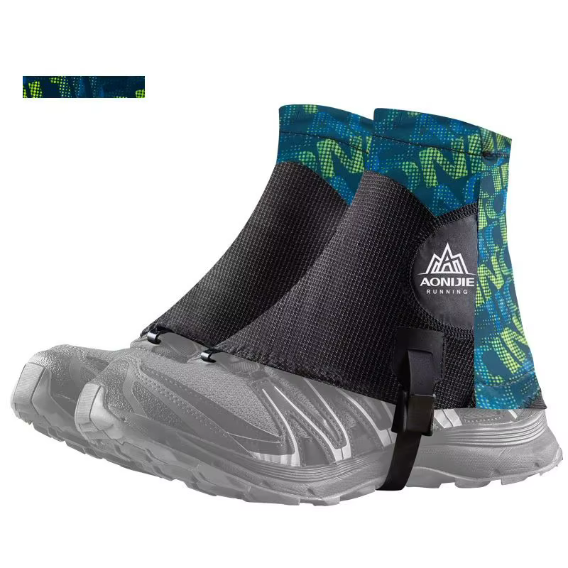 AONIJIE 1 paire de guêtres de course basses réglables couvre-chaussures enveloppants de protection p