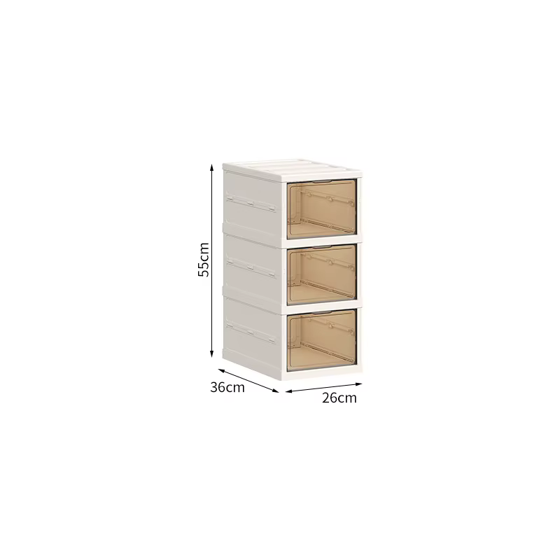 Armoire à chaussures anti-poussière pour la maison, aucune installation requise, boîte à chaussures 