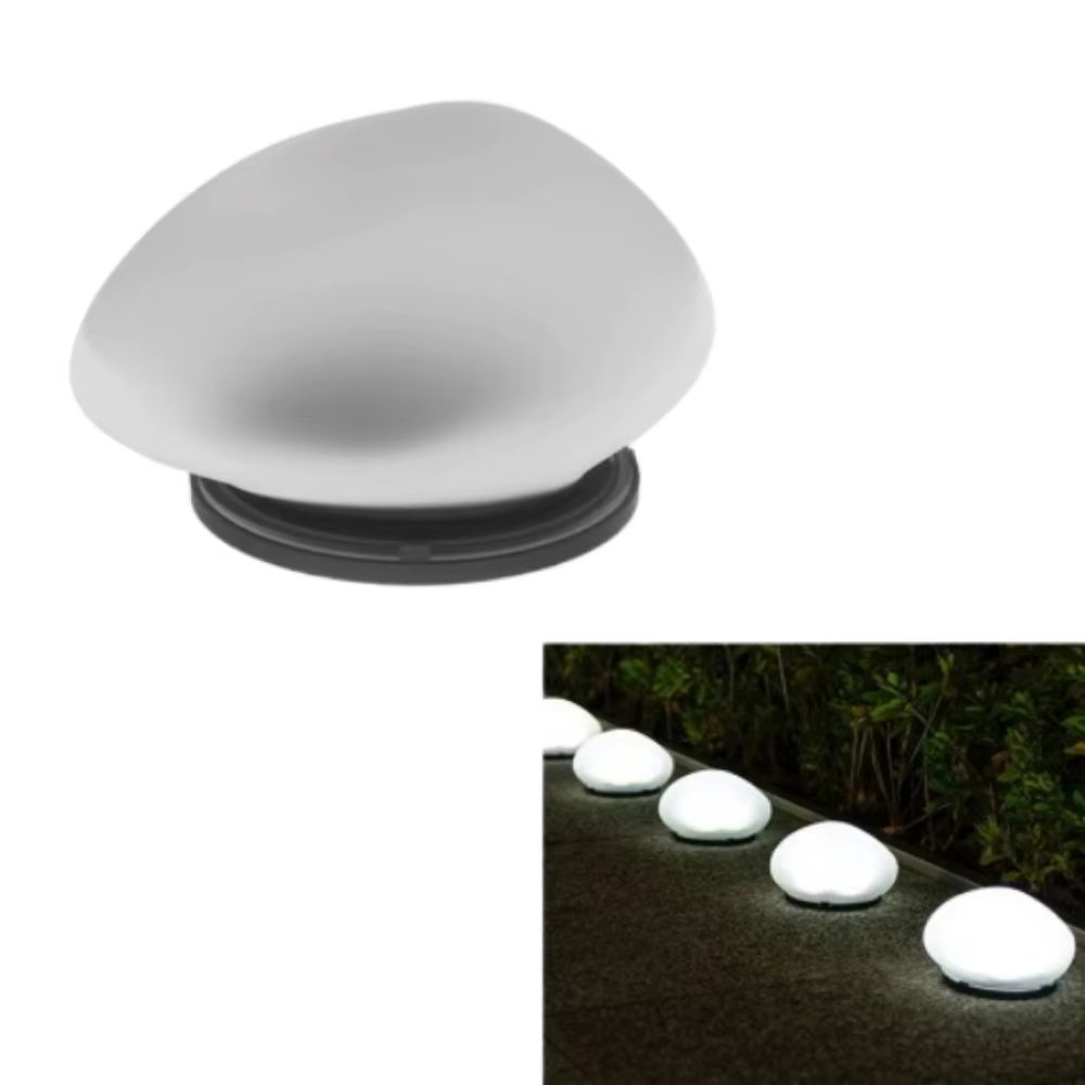 Lampe solaire en forme de pavé, allumage/extinction automatique, étanche, LED, lumière solaire décor