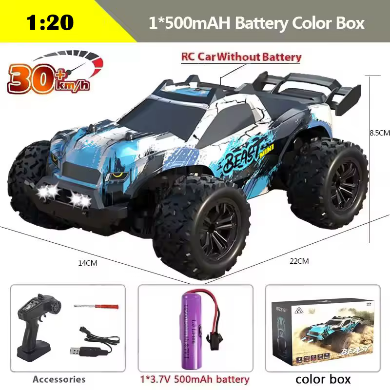 Voiture RC haute vitesse SG116MAX 80KM/H, sans balais, 4 roues motrices, tout-terrain, drift, téléco