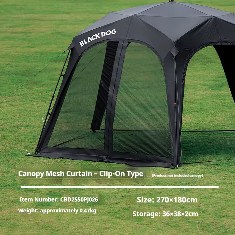 Naturehike – tente dôme de Camping BLACKDOG, pare-soleil en tissu Oxford 150D, combinaison de boucle