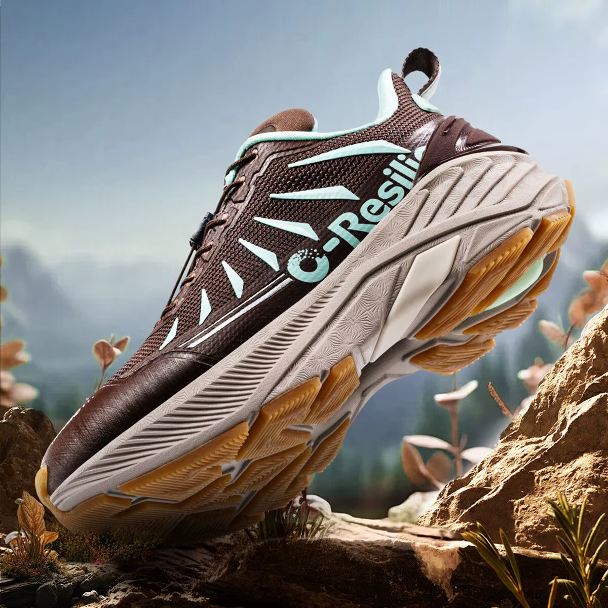 ONEMIX Trail chaussures de course chaussures de Sport légères antidérapantes respirant Durable rando